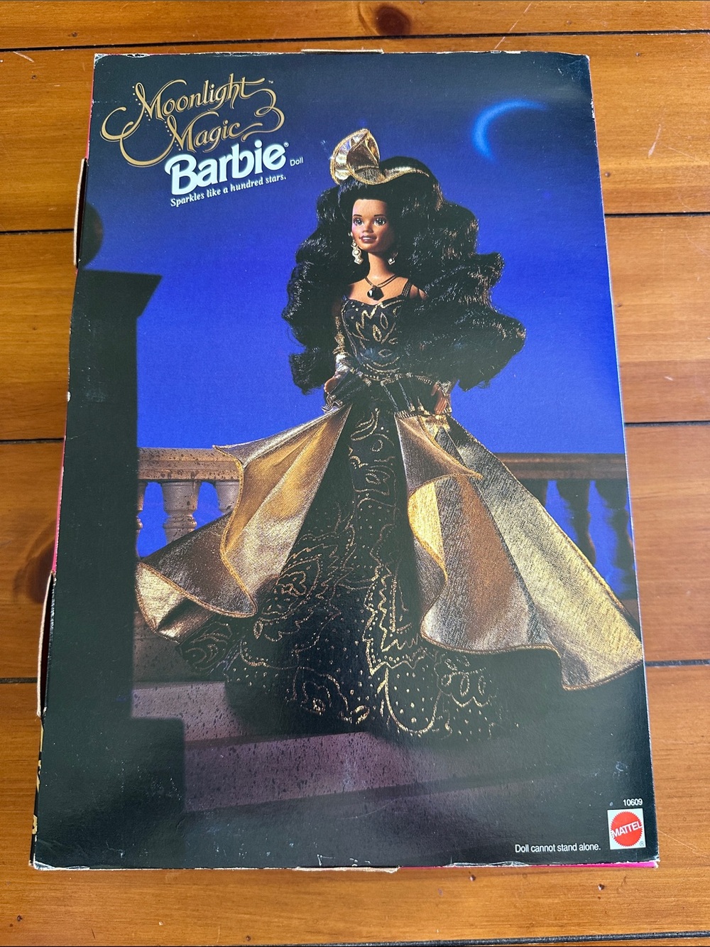 Barbie Black and Gold Moonlight Magic Special Limited Edition Doll Vintage - Picture 3 of 6